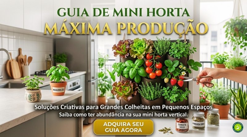 Mini horta máxima produção em casa.