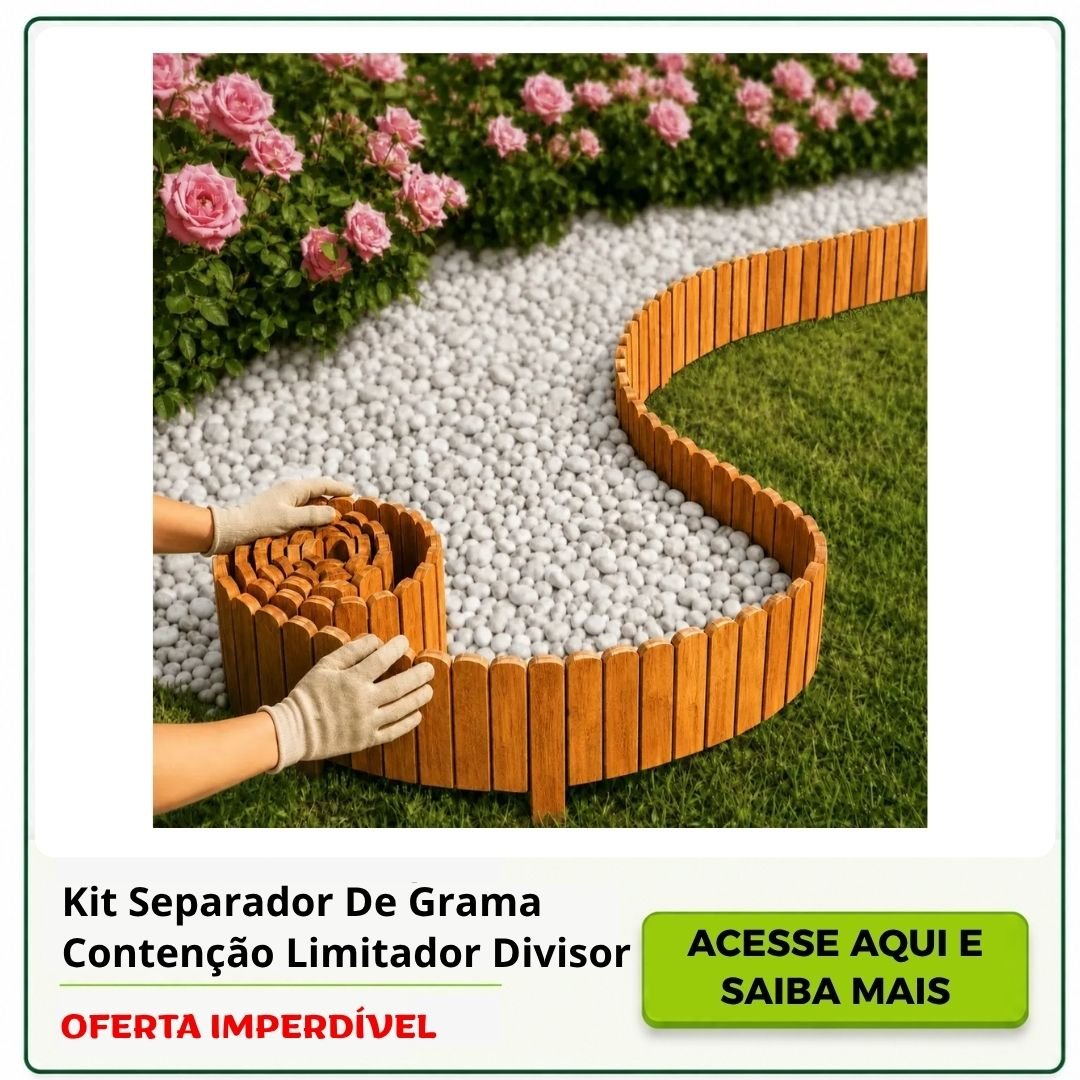 separador de gramado
